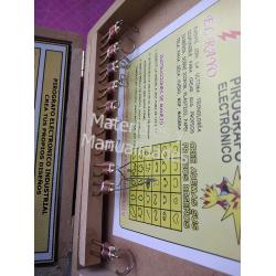 Pirograbador Eléctrico Pirógrafo Para Madera Foami Y Cuero 10 pu 2